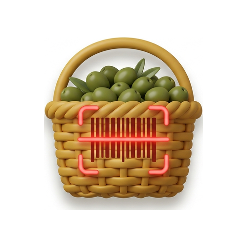Paniers avec scan code-barres